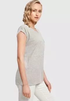 Футболка с принтом PINA COLADA EXTENDED Merchcode, цвет Mottled Grey