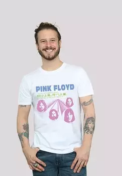 Футболка с принтом PINK FLOYD ONE OF THESE DAYS F4NT4STIC, белый