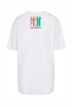 Футболка с принтом PRIDE TEE Merchcode, белый