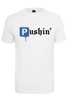 Футболка с принтом ПУШИН Mister Tee, белый