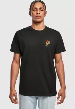 Футболка с принтом QUIPE TRI COLOR 2.0 TEE Mister Tee, черный