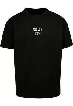 Футболка с принтом RANDOM LIFE HEAVY Merchcode, черный