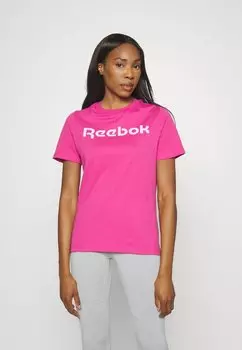 Футболка с принтом READ GRAPHIC TEE Reebok, полугордый розовый