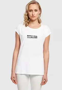 Футболка с принтом RECKLESS Merchcode, белый