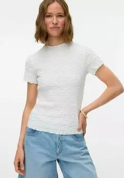 Футболка с принтом REGINA - Basic T-shirt Vero Moda, белый