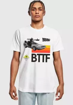 Футболка с принтом RETRO 85 BTTF Merchcode, цвет white