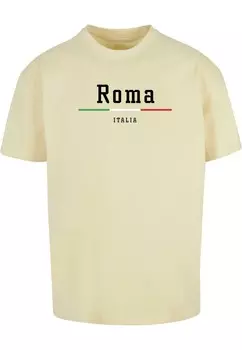 Футболка с принтом ROMA HEAVY OVERSIZE Merchcode, желтый