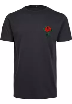 Футболка с принтом ROSE Mister Tee, темно-синий