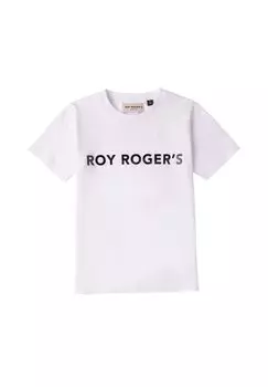 Футболка с принтом Roy Rogers, белый