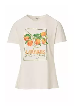 Футболка с принтом Salsa Jeans, бежевый