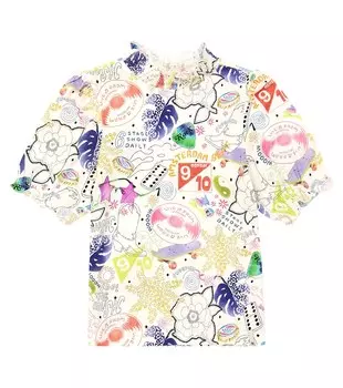 Футболка с принтом Scotch & Soda, белый