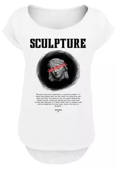 Футболка с принтом SCULPTURE F4NT4STIC, белый
