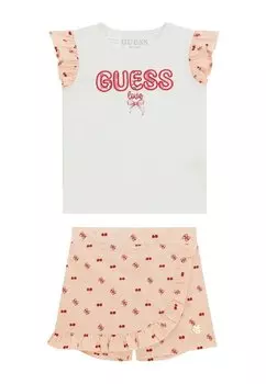 Футболка с принтом SET Guess, белый
