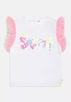 Футболка с принтом SHORT SLEEVES TEE Billieblush, цвет white