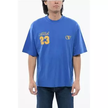 Футболка с принтом Skate-Fit 23 Off-White, Blue