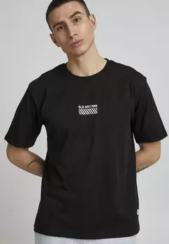Футболка с принтом Solid, черный