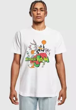 Футболка с принтом SPACE JAM TEAM Merchcode, белый