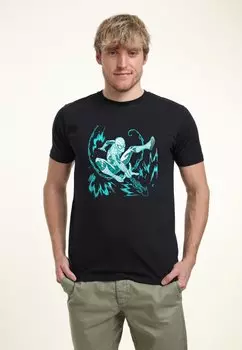 Футболка с принтом Spider-Man Classic Web Shots Marvel, цвет navy blue