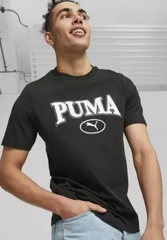 Футболка с принтом SQUAD Puma, черный