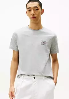 Футболка с принтом STACK Tommy Hilfiger, серый