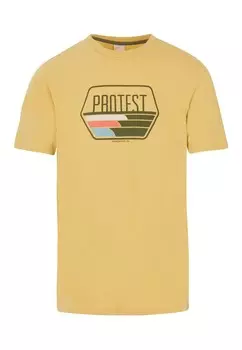 Футболка с принтом STAN Protest, желтый
