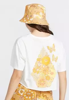 Футболка с принтом SUN KEEP TRIM SS Volcom, цвет star white