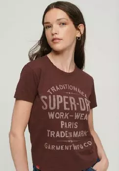 Футболка с принтом Superdry