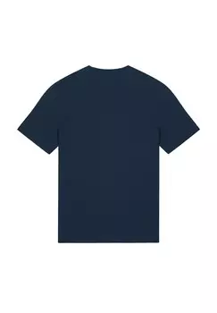 Футболка с принтом TECHNO ASTRONAUT watapparel, темно-синий