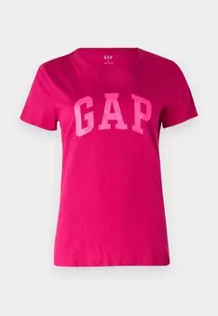 Футболка с принтом TEE GAP, черный