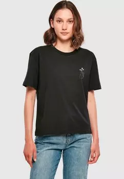Футболка с принтом TEE Merchcode, черный