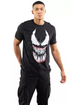 Футболка с принтом TEETH Marvel, черный