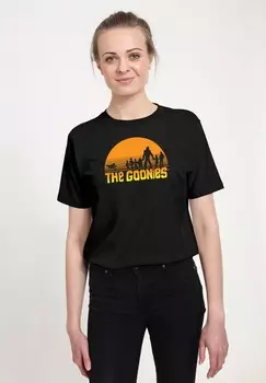 Футболка с принтом THE GOONIES SUNSET Henry Tiger, черный