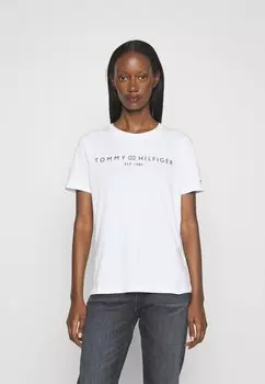 Футболка с принтом Tommy Hilfiger, белый