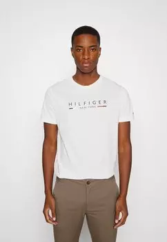 Футболка с принтом Tommy Hilfiger, белый