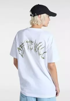 Футболка с принтом Vans, белый