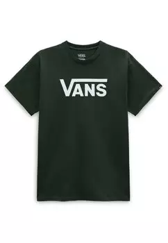 Футболка с принтом Vans, зеленый