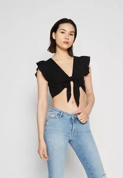 Футболка с принтом Vero Moda, черный