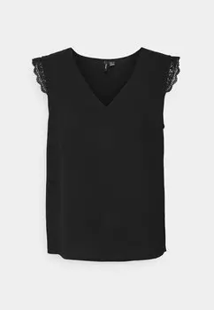 Футболка с принтом Vero Moda, черный