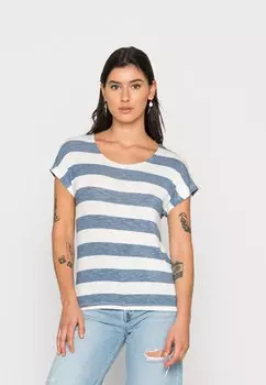 Футболка с принтом Vero Moda, синий