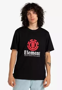 Футболка с принтом VERTICAL Element, черный