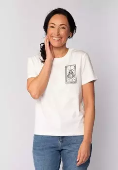 Футболка с принтом watapparel, белый