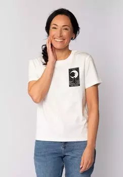 Футболка с принтом watapparel, белый
