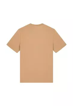 Футболка с принтом watapparel, бежевый