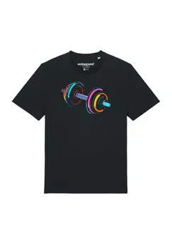 Футболка с принтом watapparel, черный