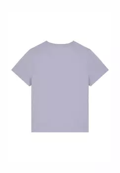 Футболка с принтом watapparel, фиолетовый