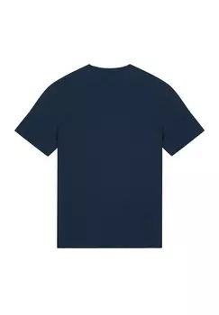 Футболка с принтом watapparel, темно-синий