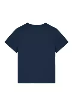 Футболка с принтом watapparel, темно-синий