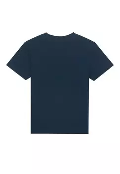 Футболка с принтом watapparel, темно-синий