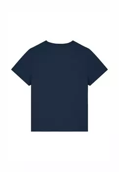 Футболка с принтом watapparel, темно-синий