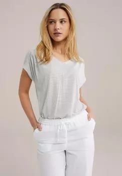 Футболка с принтом WE Fashion, белый